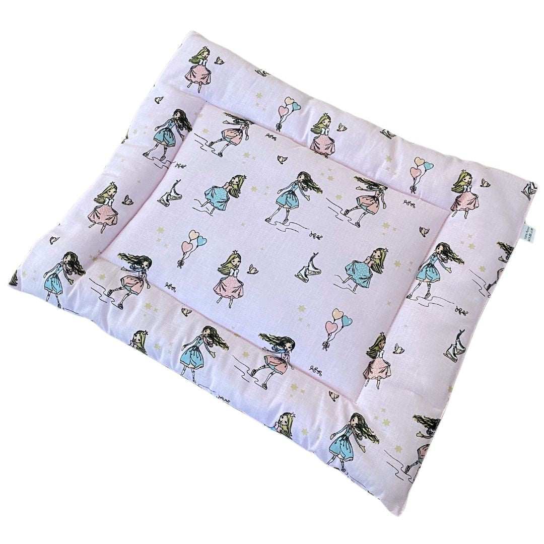 Princess quilted flat children's pillow